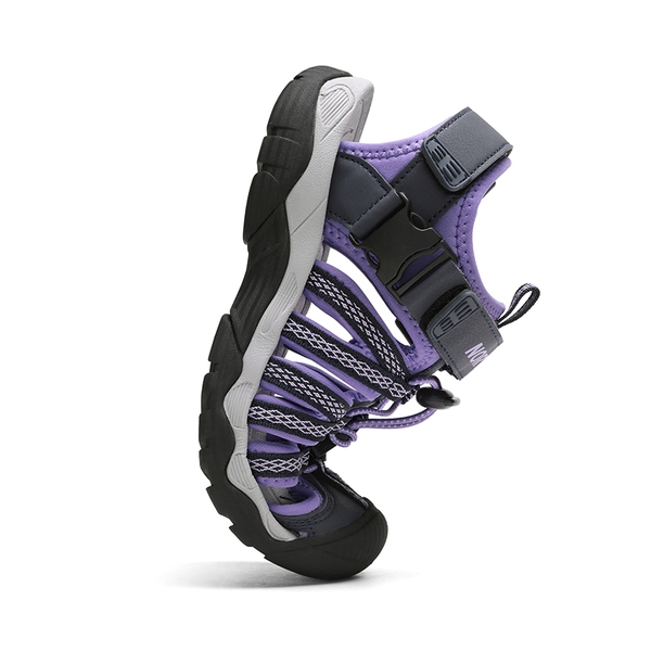 Women's Lightweight & Comfortable Walking Sandals - PURPLE GREY - 3